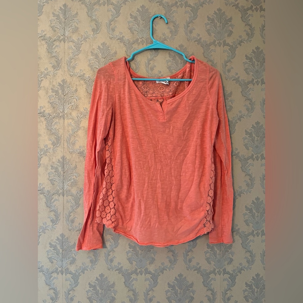 Aéropostale Orange/Coral Long Sleeve
